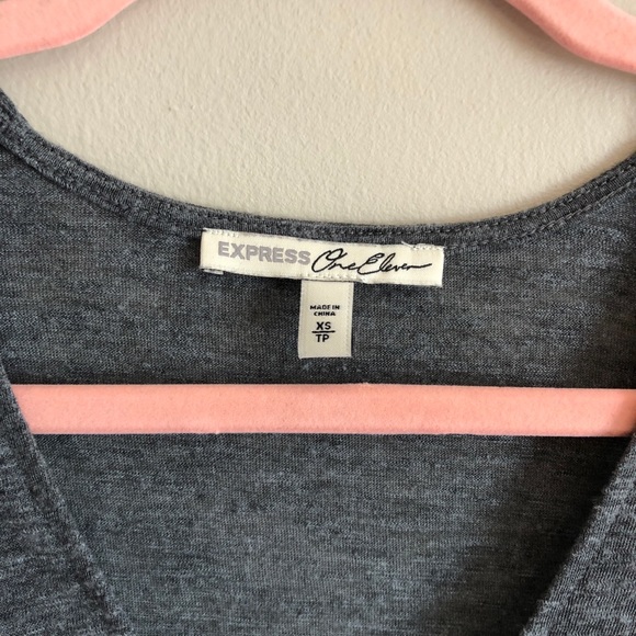 Express Long Grey Tank Top XS - Picture 6 of 6